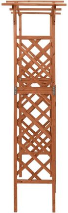 Pergola Z Furtką 116X40X204 cm Lite Drewno Jodłowe - zdjęcie 2