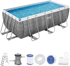 Zdjęcie Basen Bestway Power Steel 56722 412x201x122cm - Solec Kujawski