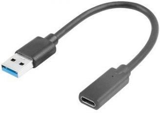 Lanberg adapter USB 3.1 typ C F - USB AM