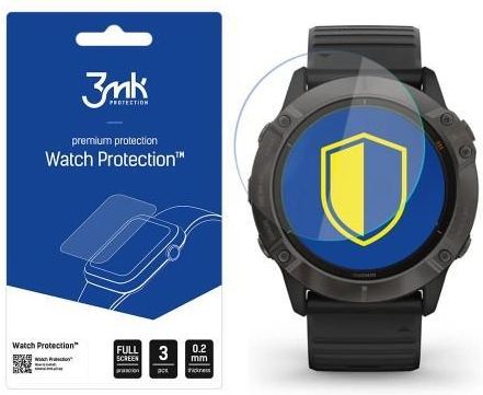 Garmin Fenix 6X Pro 3Mk Watch Protection V. Flexibleglass Lite