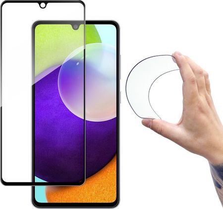 Wozinsky Full Cover Flexi Nano Folia Szklana Szkło Hartowane Z Ramką Samsung Galaxy A33 5G Przezroczysty