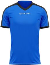 Zdjęcie GIVOVA Koszulka Givova Revolution Interlock M MAC04 0210- Czarny, Niebieski - Konstantynów Łódzki