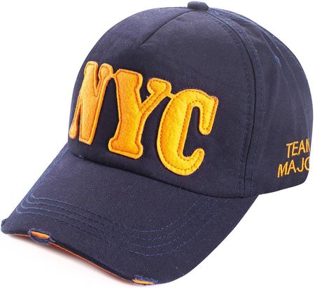 Agrafka Bejsbolówka Czapka Daszek Destroyed New York