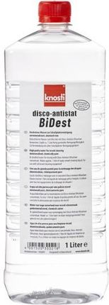 Knosti Disco-Antistat BiDest 1 ltr, woda podwójnie destylowana do produkcji płynu czyszczącego do płyt winylowych