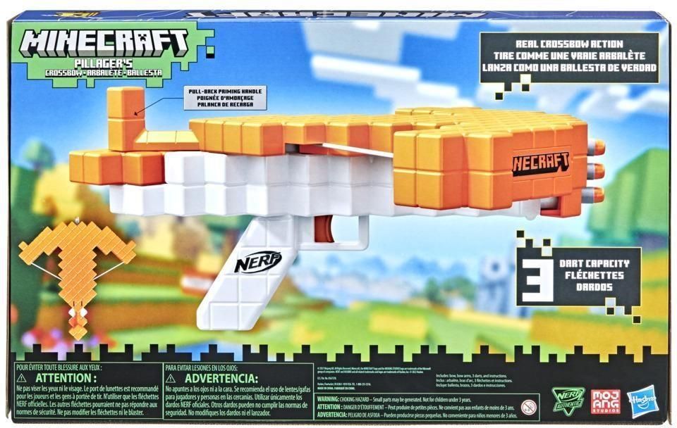 Hasbro Nerf Minecraft Pillager's Crossbow F4415
