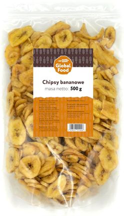 Global Food Chipsy Bananowe 0,5kg