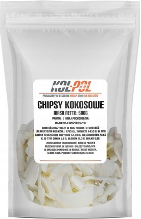 Kol-Pol Chipsy Kokosowe 500g 