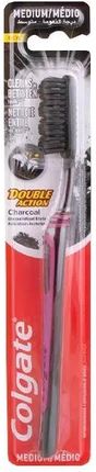 Colgate Double Action Charcoal szczoteczka medium