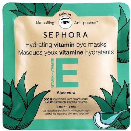 Sephora Collection Maski Na Oczy Biocelulozowe Maski Na Oczy Z Aloesem I Witaminą E 3G