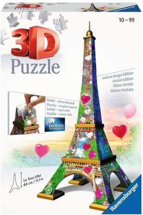 Ravensburger Polska Puzzle 216El. 3D Wieża Eiffla Love Edition