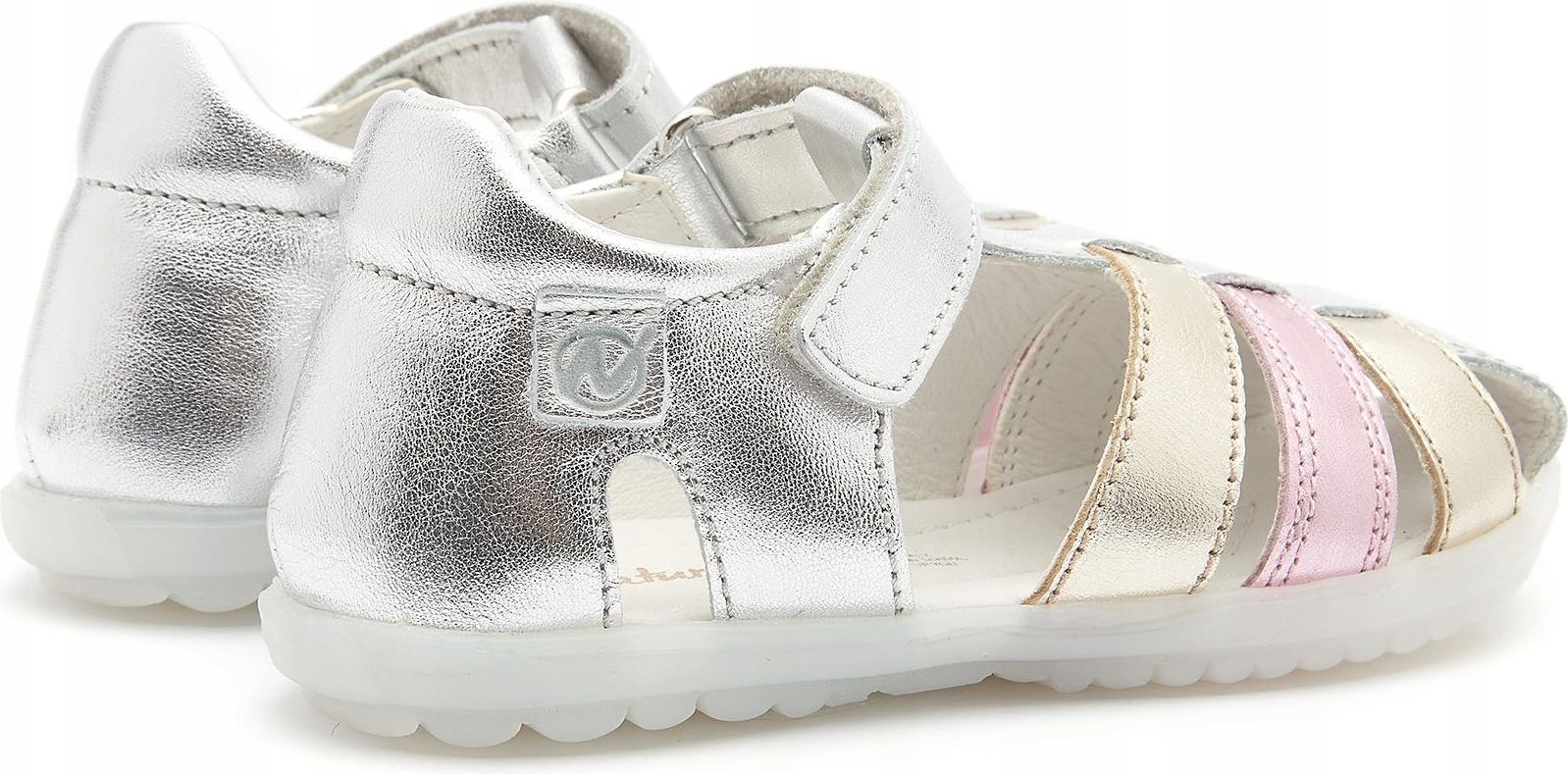 Naturino See Unisex Children's Semi-Closed Sandals 0-24, Celeste