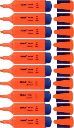 Toma Zakreślacz Marker Mistral Pomarańczowy 10 Sztuk