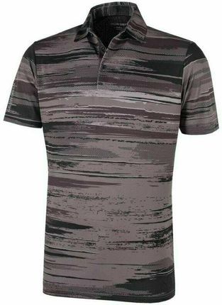 Galvin Green Mathew Ventil8+ Mens Polo Shirt Black/Sharkskin S