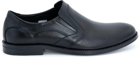 Eleganckie buty męskie skóra 283LU czarne