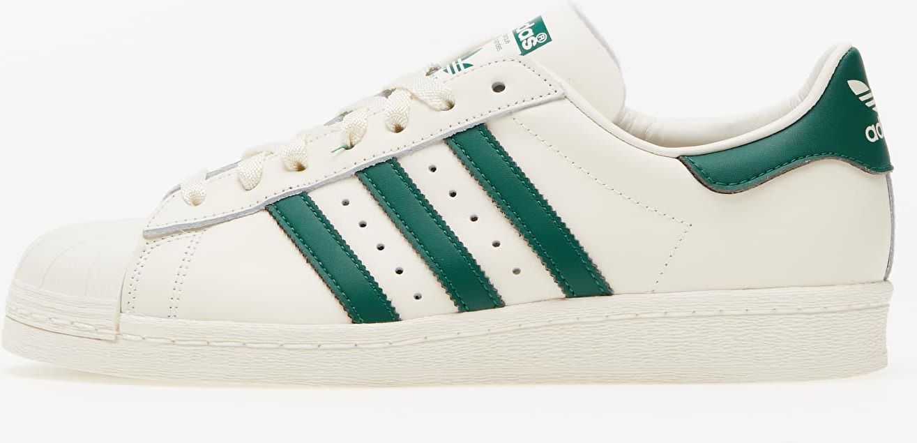 送料・関税込 ★ Adidas ★ Superstar 82 Off White Dark Green Adidas Superstar 82 Cloud White/ Dark Green/ Off White