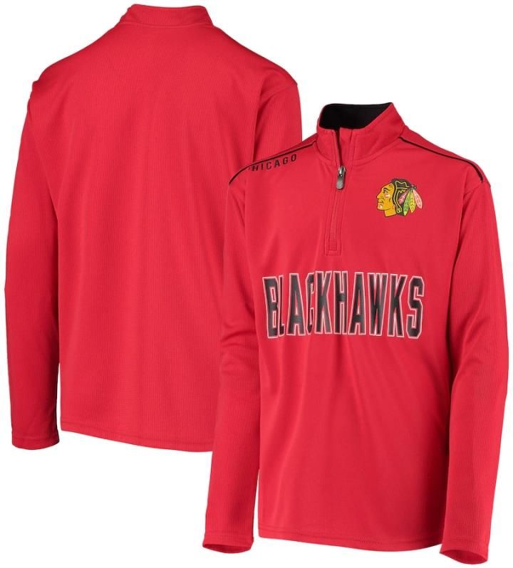 Outerstuff Chicago Blackhawks Bluza Dziecięca Attacking Zone Quarter