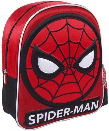 Spiderman Plecak Dziecięcy 3D Czerwony 25 X 31 10Cm
