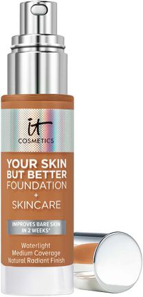 It Cosmetics Your Skin But Better Foundation + Skincare Podkład 44 Tan Warm 30 ml