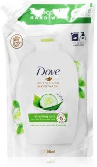 Dove Refreshing Care Glow Mydło Do Rąk W Płynie Napełnienie Cucumber & Green Tea 750 ml