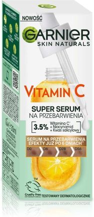 Garnier Vitamin C Serum Na Przebarwienia Z Witaminą C Niacynamidem I Kwasem Salicylowym 30 ml