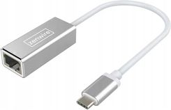 Adapter USB-C Ethernet RJ45 Przejściówka USB A LAN