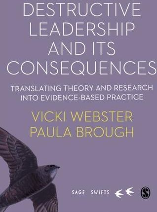Destructive Leadership in the Workplace and its Consequences Webster, Vicki; brough, Paula