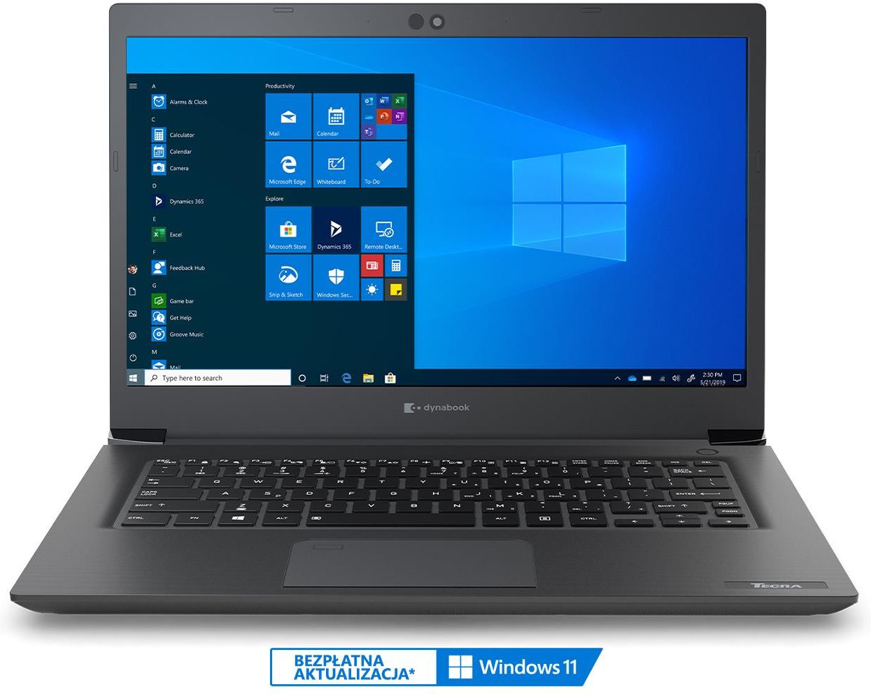 Laptop Toshiba Dynabook Tecra A40-G-18X 14/i3/24GB/2TB/Win10