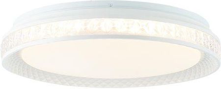 Brilliant G97190/70 Lampa sufitowa LED Burlie 39cm przezroczysta/biały Aplikacja Tuya (BLG9719070)