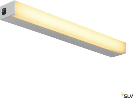 Slv Sight Led Lampa Ścienna I Sufitowa Z Wyłącznikiem 600Mm Srebrny (1001285)