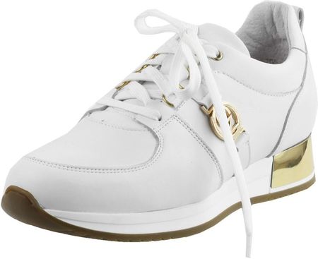 półbuty damskie NiK 05-705 Białe buty skóra 41
