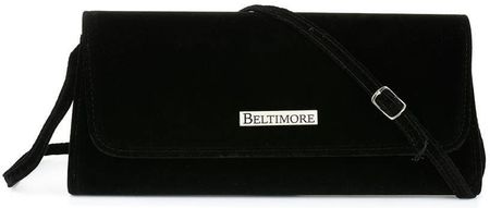 Wieczorowa kopertówka czarna Beltimore W65