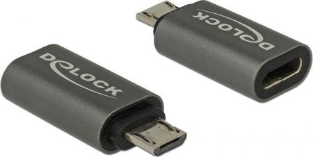 DELOCK DELOCK ADAPTER USB USB-C - MICROUSB SZARY (65927)  (65927)