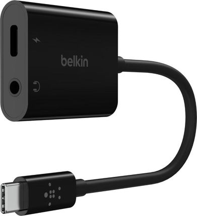 BELKIN BELKIN ADAPTER USB ROCKSTAR 3 5MM AUDIO- AND USB-C CHARGEADAPTER