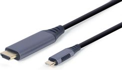 Zdjęcie GIGABYTE  KABEL USB-C 3.0 MĘSKI DO HDMI 1.8M (SZARY) GEMBIRD (CCUSB3CHDMI016)  (CCUSB3CHDMI016) - Lesko