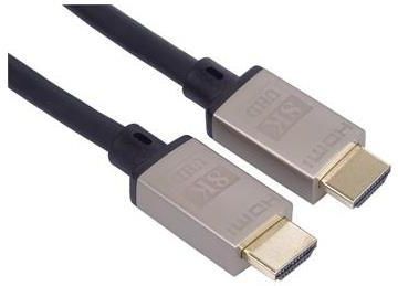 Premiumcord Kabel HDMI 2.1 High Speed + Ethernet kabel 8K@60Hz, 4K@120Hz, pozlacené konektory, 0.5m (PRC)