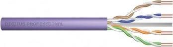 Digitus DIGITUS Installation cable cat.6 U/UTP Dca solid wire AWG 23/1 LSOH 500m violet reel (DK1614VH5)