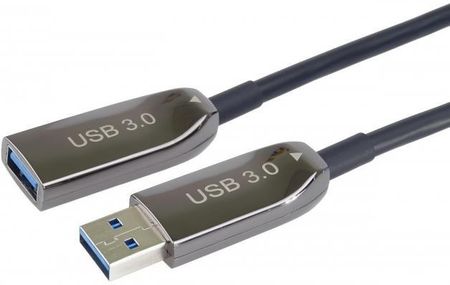 Premiumcord prodlužovací optický AOC kabel USB 3.0 A/Male - A/Female, 15m (PRC)