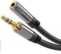 Premiumcord Kabel Jack 3,5mm 4 pinový M/F 3m pro Apple iPhone, iPad, iPod (PRC)