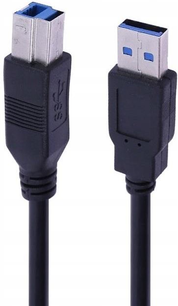 BRAK KABEL DO DRUKARKI SKANERA USB 3 0 A B 1 8M 123698745 Opinie I Ceny Na Ceneo Pl