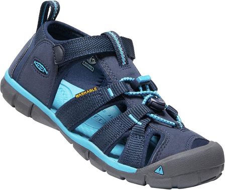 Buty sandały sportowe dziecięce Keen Seacamp II CNX Black Iris Blue 2021