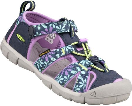 Buty sandały sportowe dziecięce Keen Seacamp II CNX Black Iris African Violet 2022