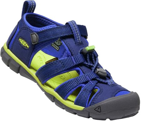 Buty sandały sportowe dziecięce Keen Seacamp II CNX Blue Depths Chartreuse 2022