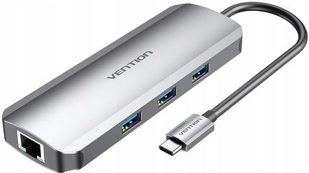 Vention Usb-c 9in1 Tf/sd Hdmi Lan PD100W Audio (TOLHB)