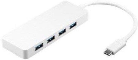 Goobay Multiport Adapter USB hub - 4 - USB 3.0 - Biały (44770)