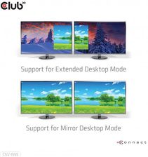 Club 3D Club3D hub MST USB-C na DisplayPort, 4K60Hz (M/F) (CL3)
