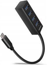 Axagon przenośny mini Hub Usb-c do 4xUSB 3.2 (HUEM1C)