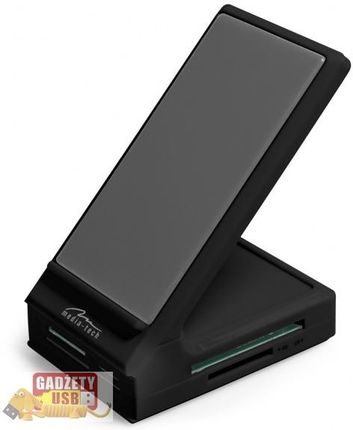 Logilink Mobile Combo 3w1 czytnik kart + hub usb + podstawk (UA0120)