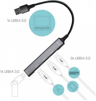 I-tec Hub USB 3.0 1x USB 3.0 + 3x USB 2.0