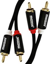 MOZOS  KABEL PRZEWÓD 2X RCA CHINCH 1M PREMIUM (MCABLE2R2R)  (MCABLE2R2R)