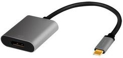 LOGILINK  ADAPTER USB-C DO DP/F, 4K/60HZ, ALUMINIOWY 0.15M  (CUA0102)